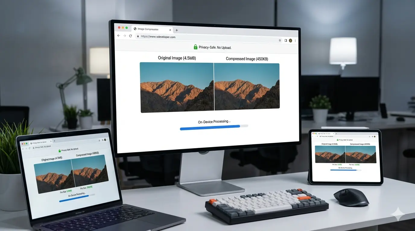 Is Client-Side Image Compression Safe?